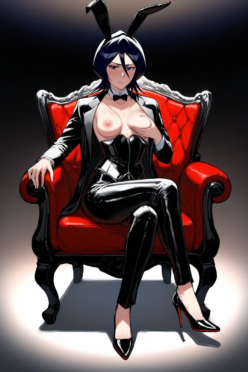 Editorial Photography Mood, Tiro Medio, Noir Hentai IA
