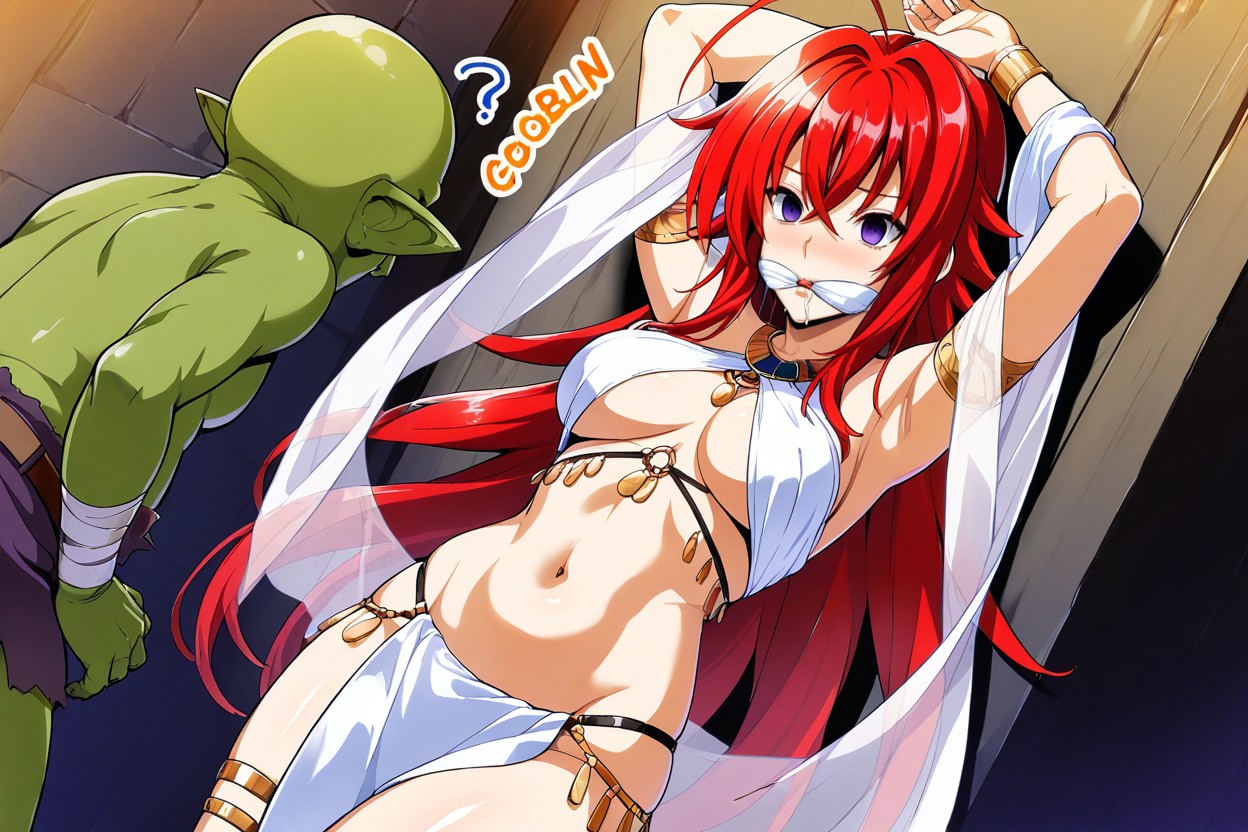 Female Gag, Bailarina Del Vientre, Pechos Pequeños Hentai IA