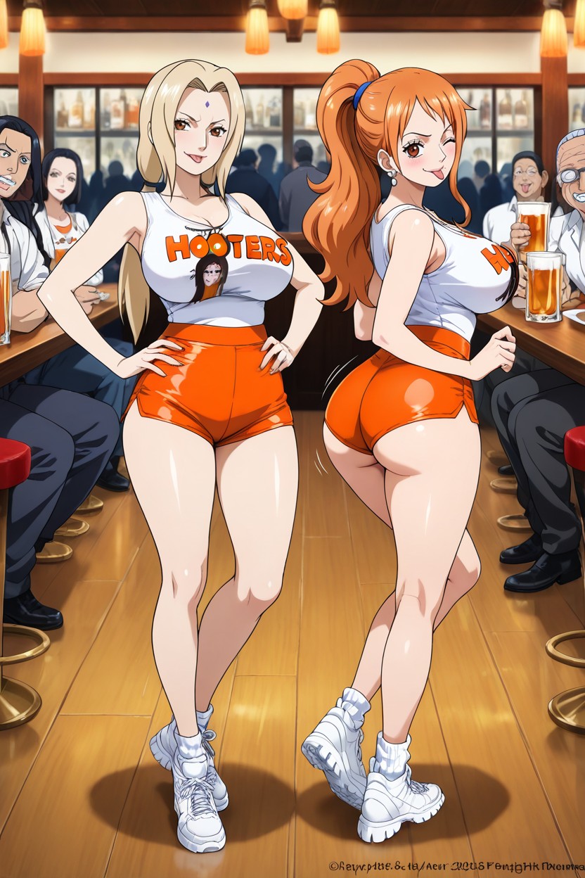 25+, Elegant Detailed Faces, Natural Proportions Hentai IA