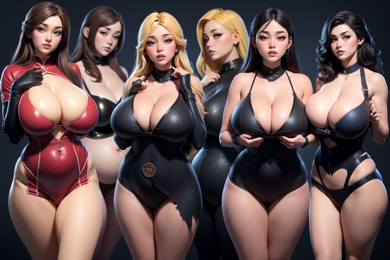 Fat, Busty Gargantuan Beasts, Huge Anime Proportions Hentai IA
