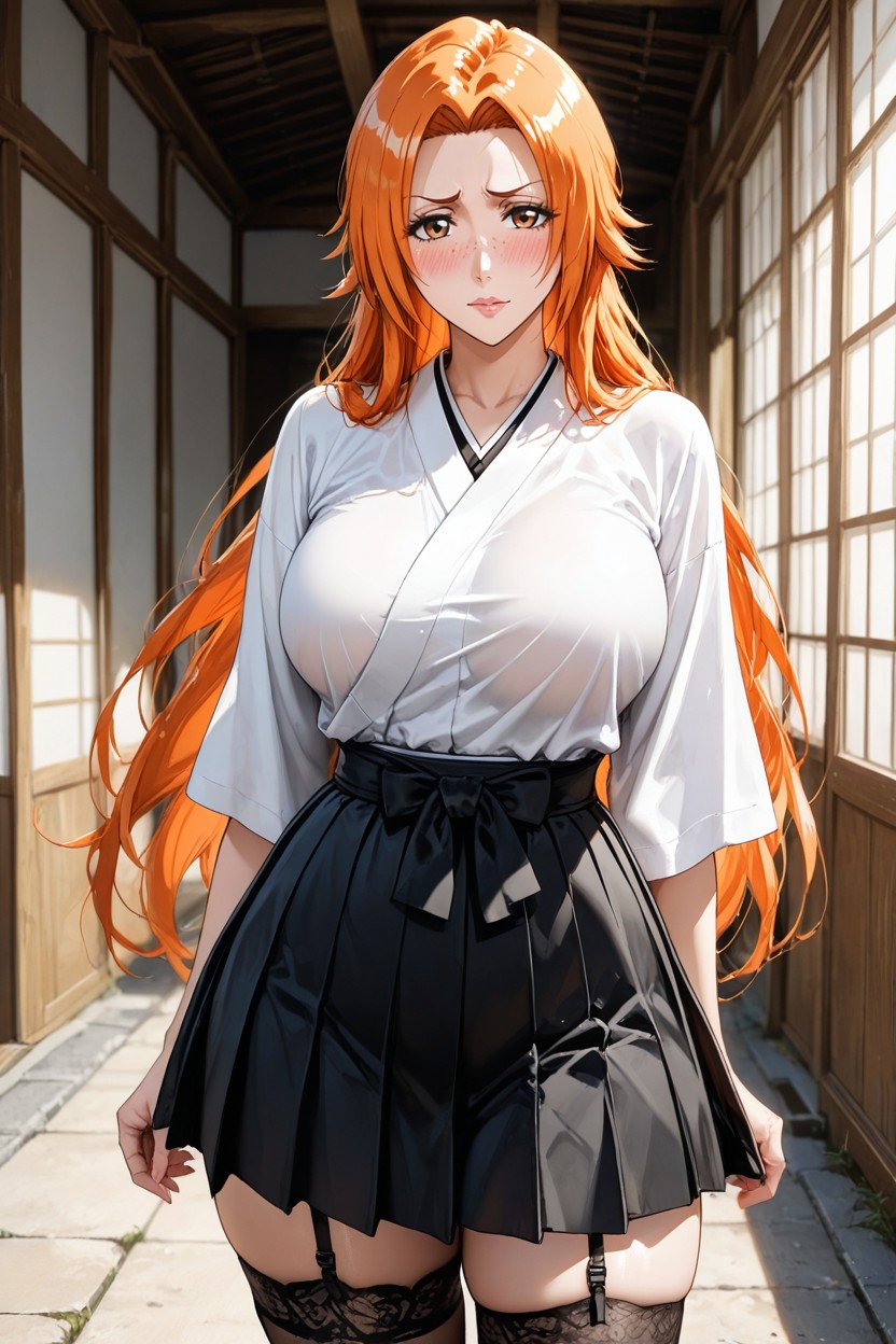 Blushing, Perfect Body, Beautiful Hentai IA
