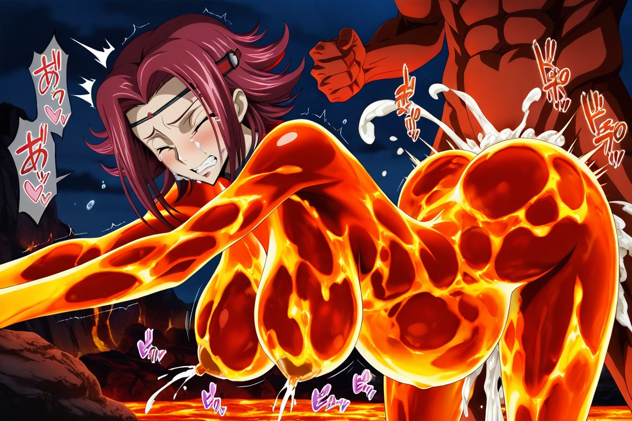 Japanese Sound Effects, Bounce Lines, Closed Eyes Hentai IA