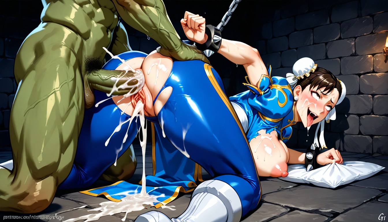 Detailed Face, Orgásmica, Down On Floor Hentai IA