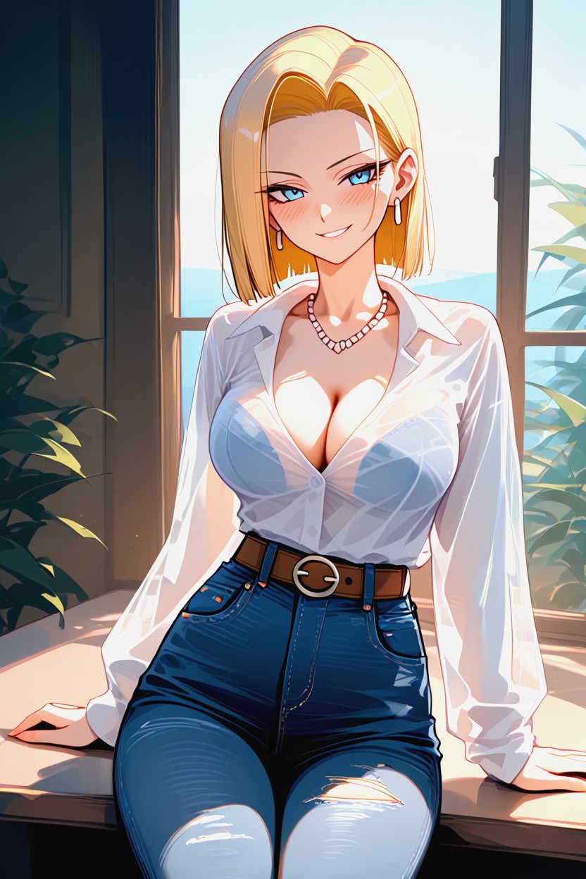 Torn_clothes, Necklace, 18+ Porno IA Hentai