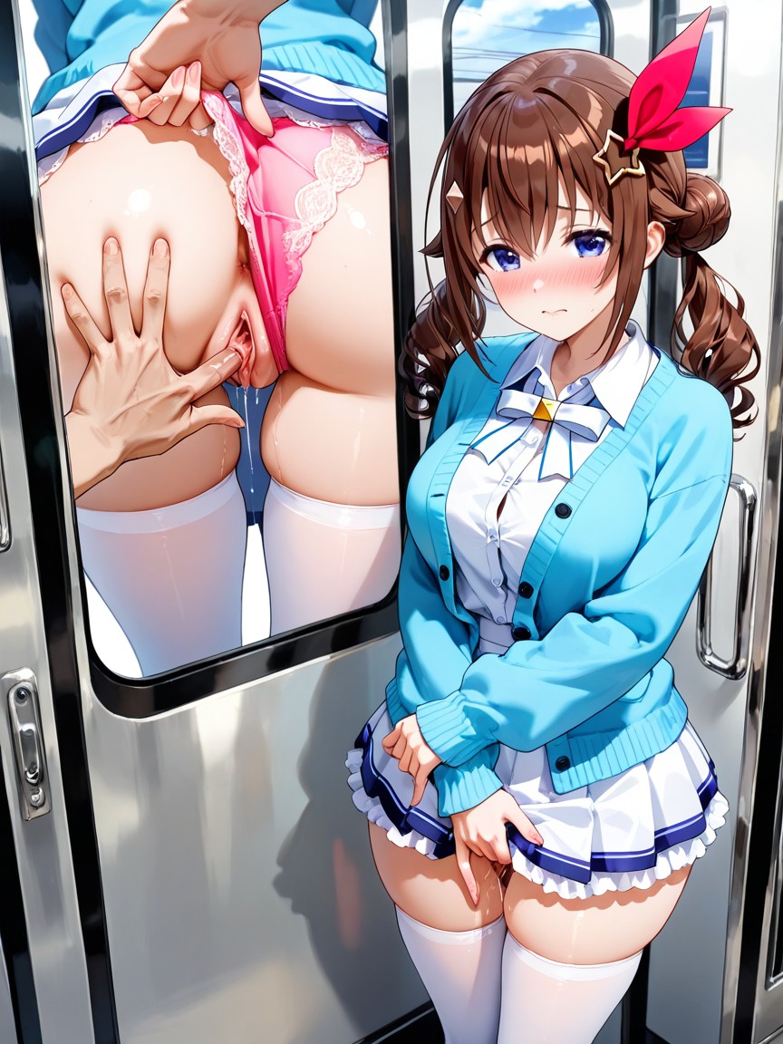 Frilly Skirt, Five Fingers, Skindentation Hentai AI Porn