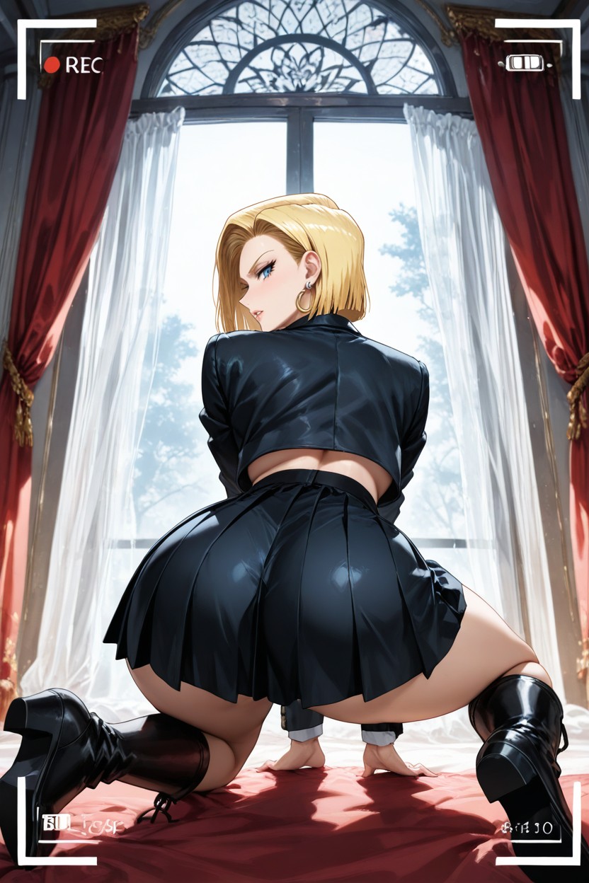 Correct Anatomy, Delicate Nose, And Calm Confident Expression She Stands Upright In A Relaxed Elegant Pose Hentai IA