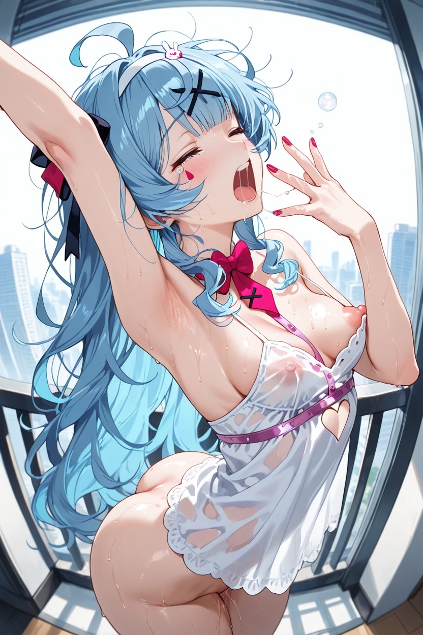 Head Tilt, Pussy Juice Leaking, Nude Hentai AI Porn