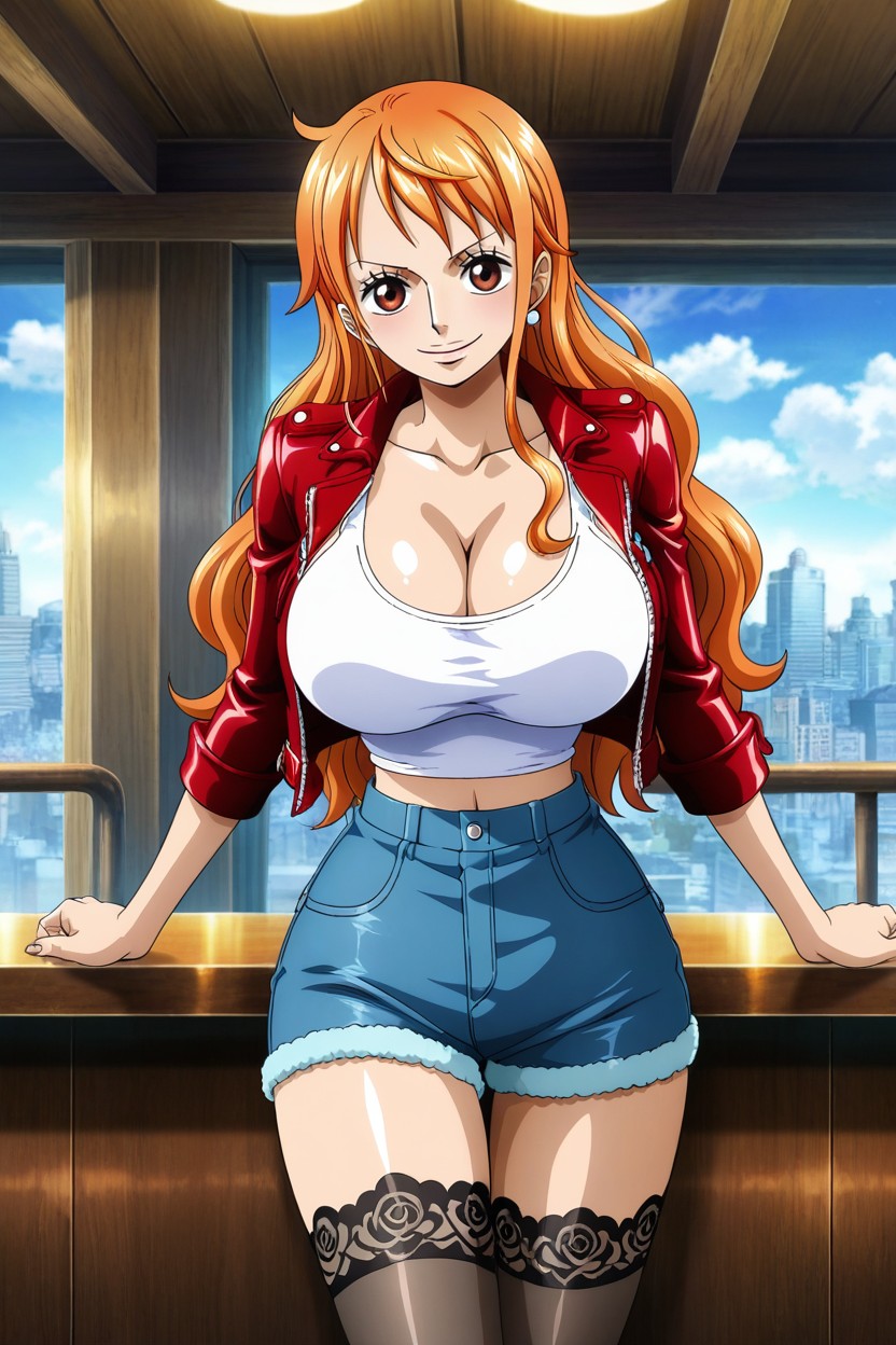 Big Breast, Official Art, Hair Down Hentai IA