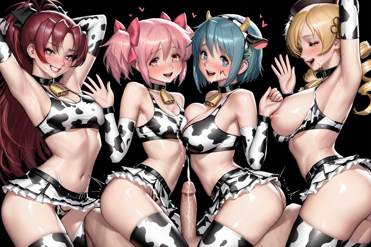 Collaborative Cowgirl, Thick Body, Cum On Face Hentai IA