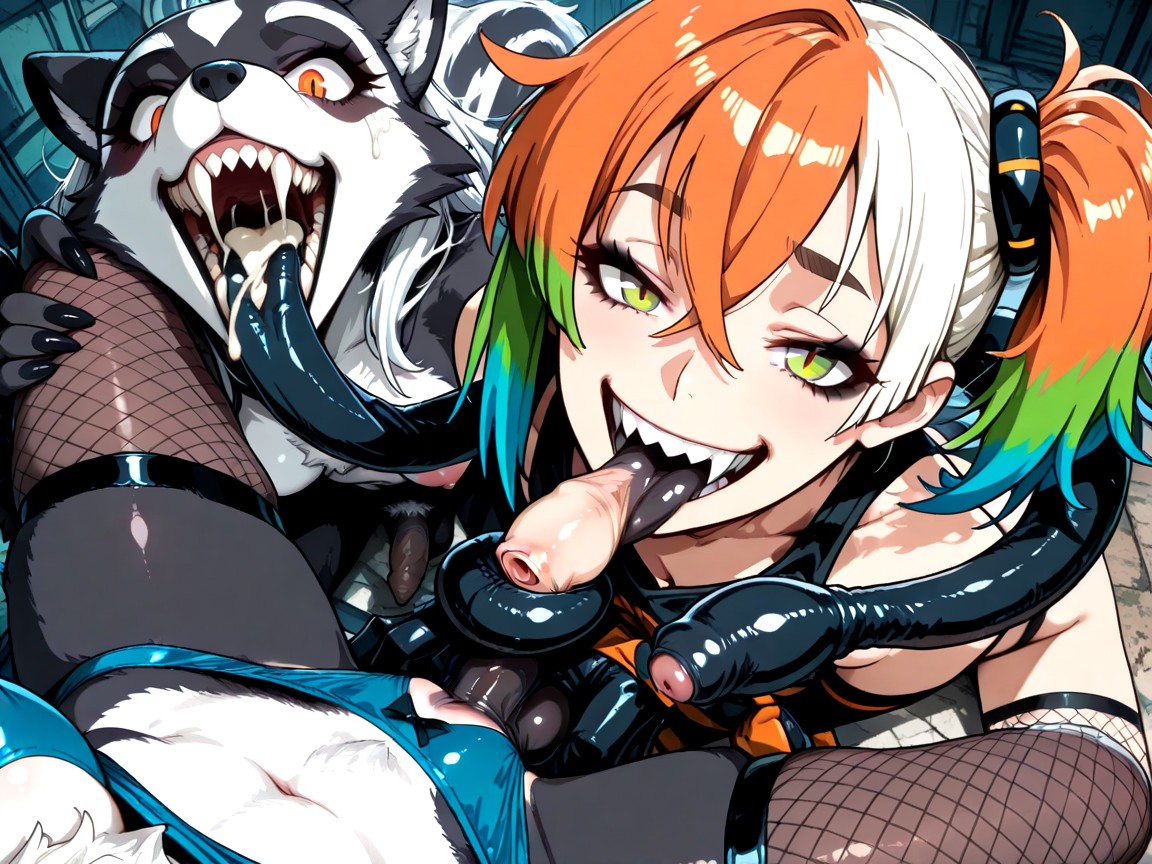 Face Scales, Surprised, Pequeño Hentai IA