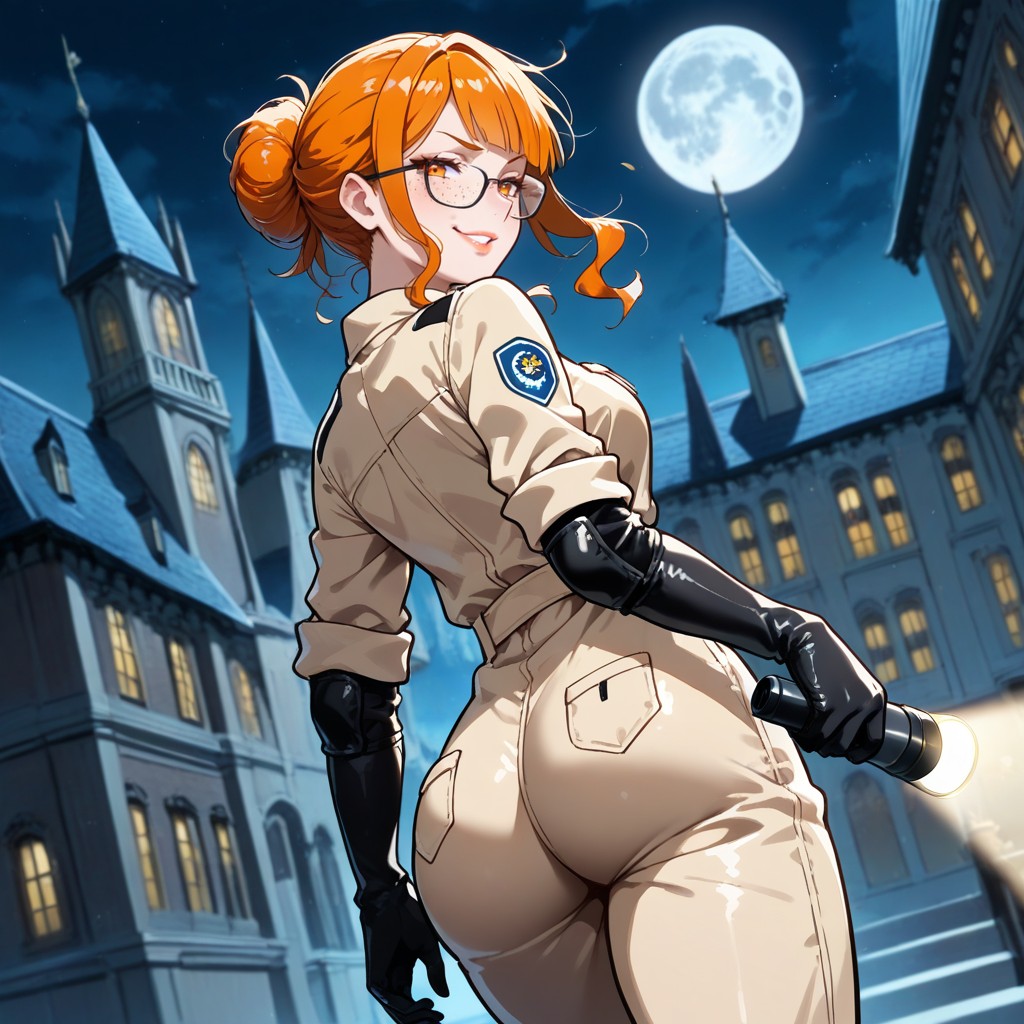 Side Bangs, Bubble Butt, Creeeen Artstyle Hentai AI Porn