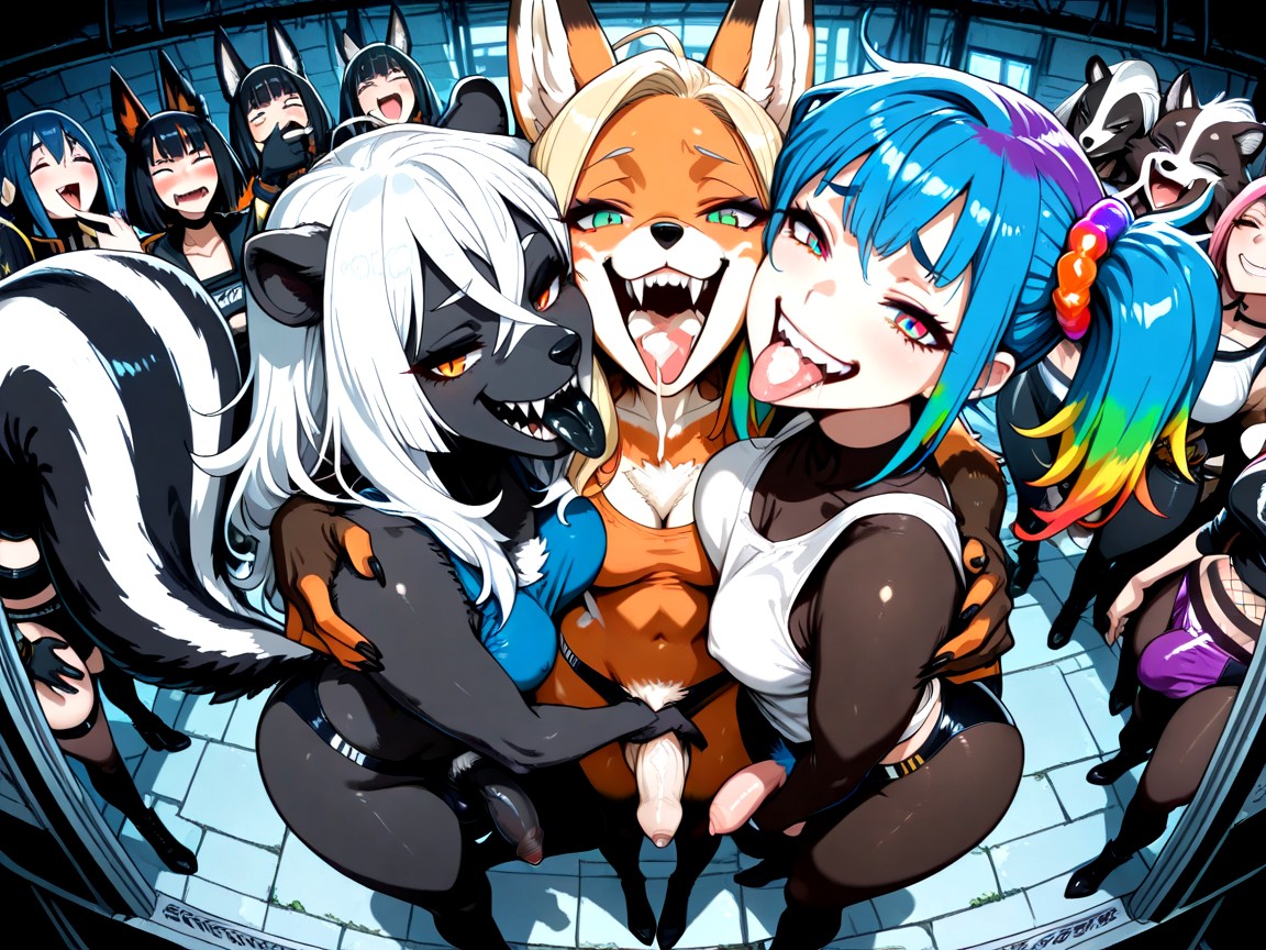 Groping, Cum On Face, Hideout Hentai AI Porn