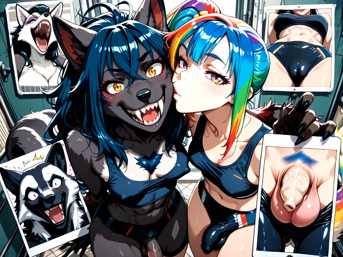Claws, Evil Grin, Pubic Hair Hentai IA