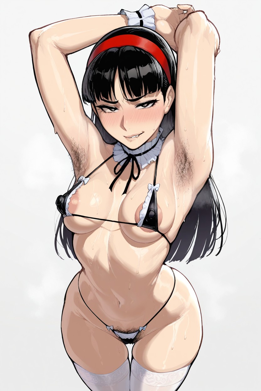 18+, Puffy Areola, Biting Lip Hentai IA