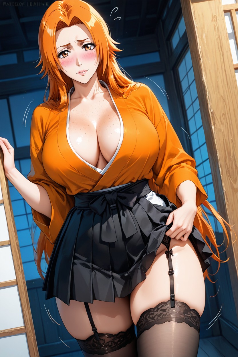 Stockings, Beautiful, Blushing Hentai AI Porn