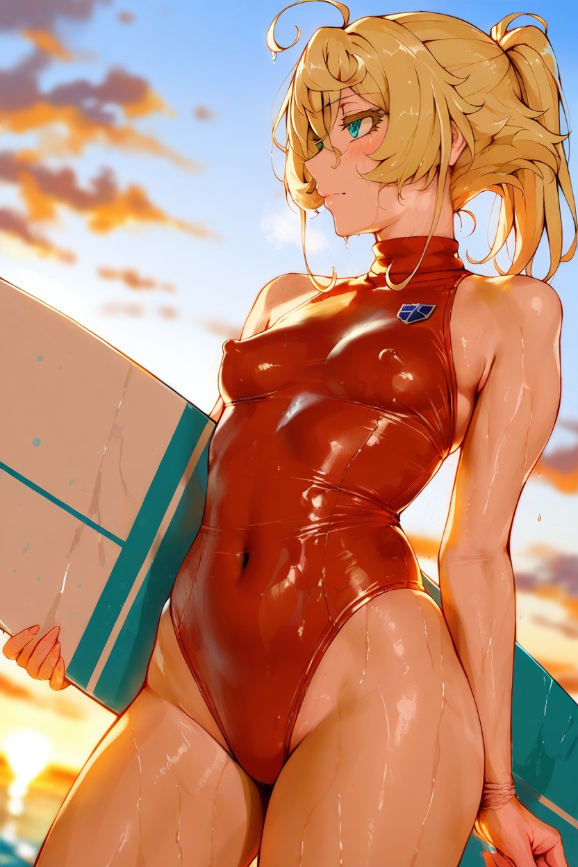 Front View, Snatched Waist, Solo Hentai AI Porn