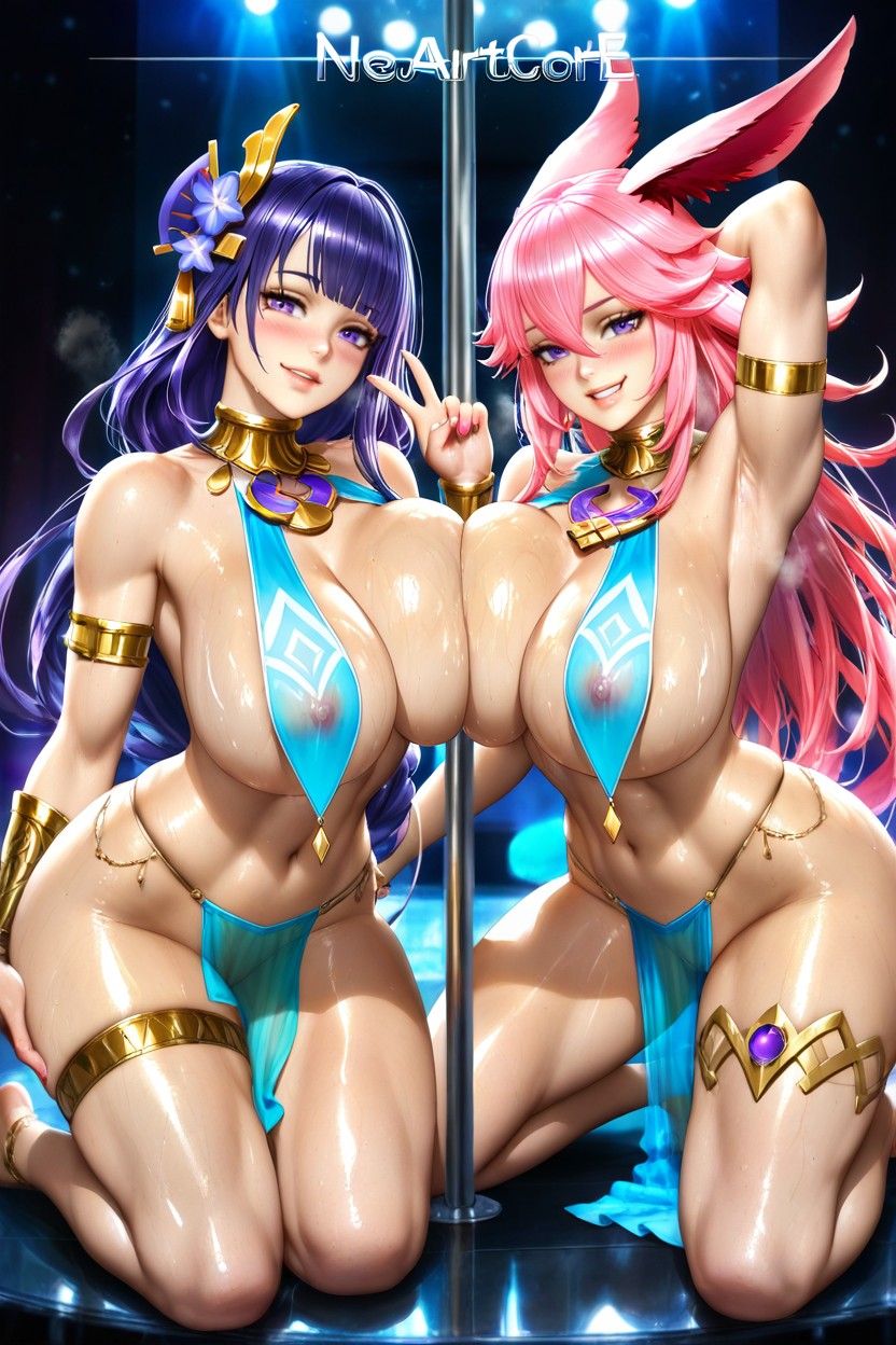 Pink Nails, Blush, Sweat Hentai AI Porn