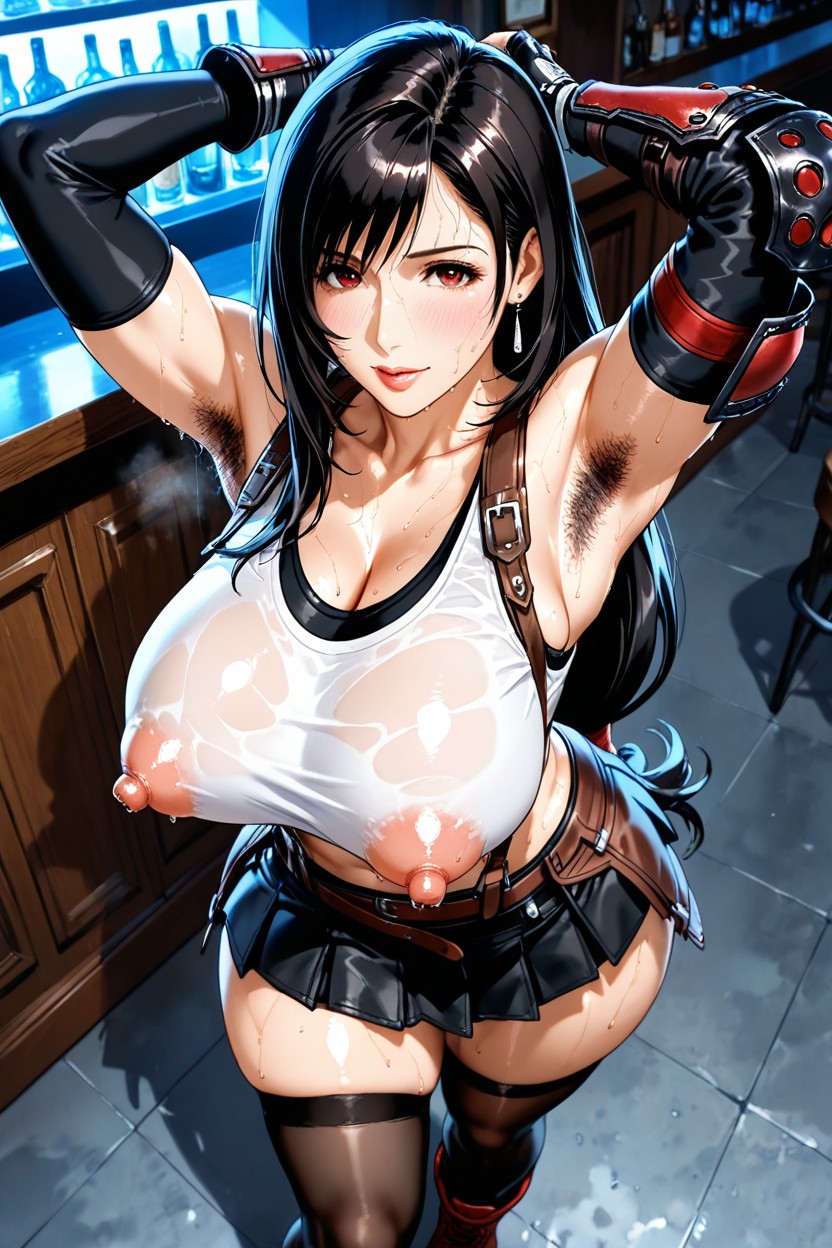Light Reflecting Hair, Lips, Arm Sleeves Hentai IA