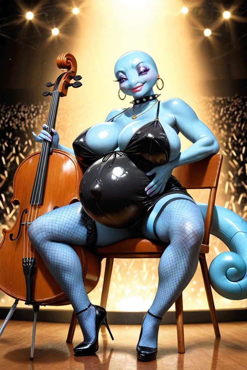 Cleavage, Medium Ass, Female Squirtle Hentai AI Porn