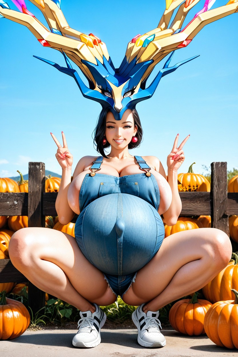 Light Blue Day Sky, Bare Thighs, Hdr Porno IA Hentai
