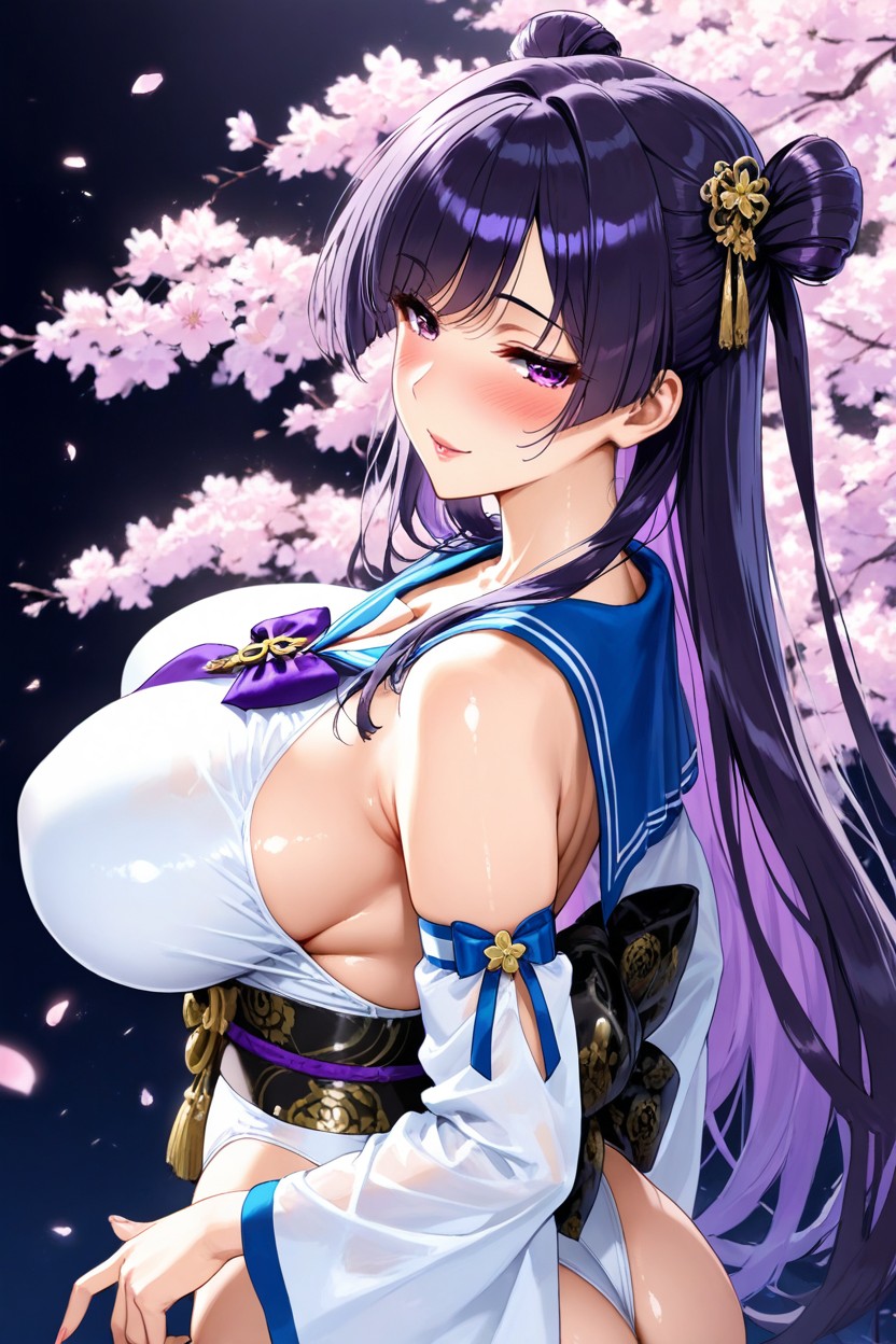 Massive Ass, Deep Collar Dip, Sensual Pose Hentai IA