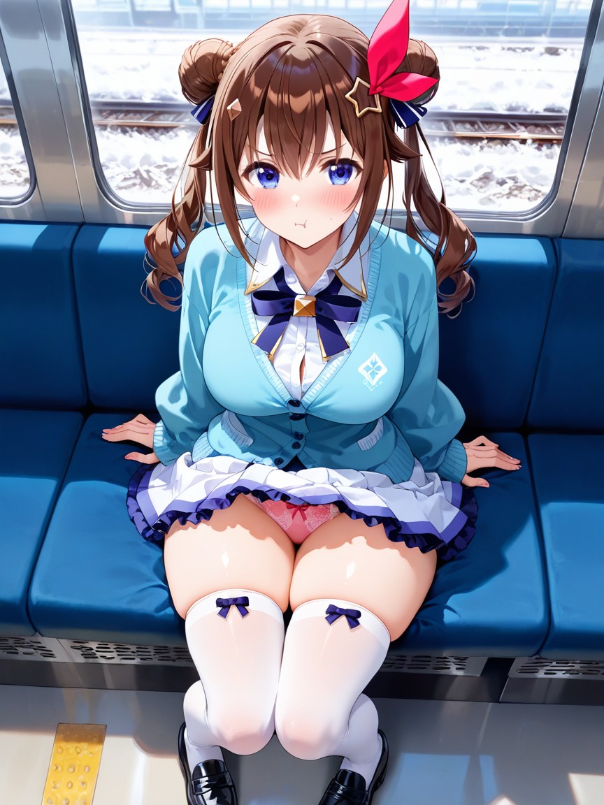 From Above, Pechos Medianos, Impossible Tight At Chest Hentai IA