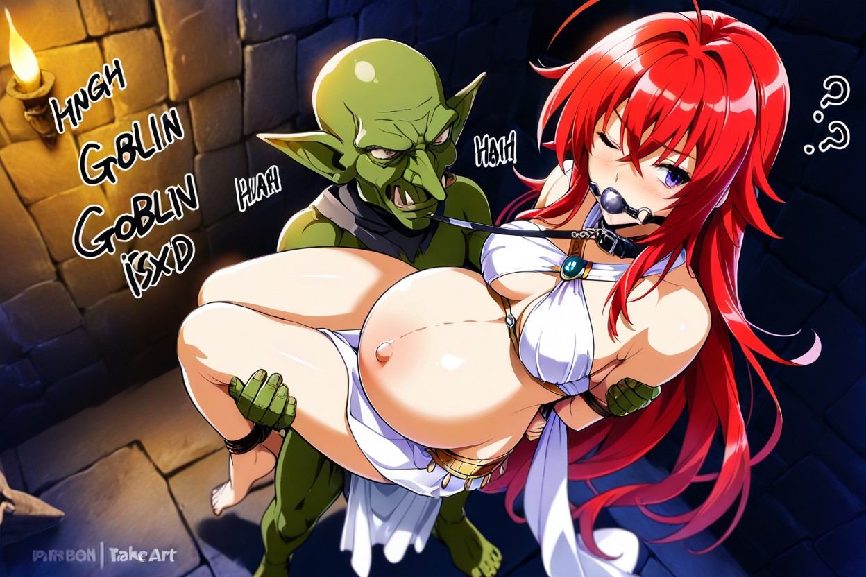 Honkai Impact, Female's Arms Were Tied Behind Her Back, Goblin Dominate Female Hentai AI Porn