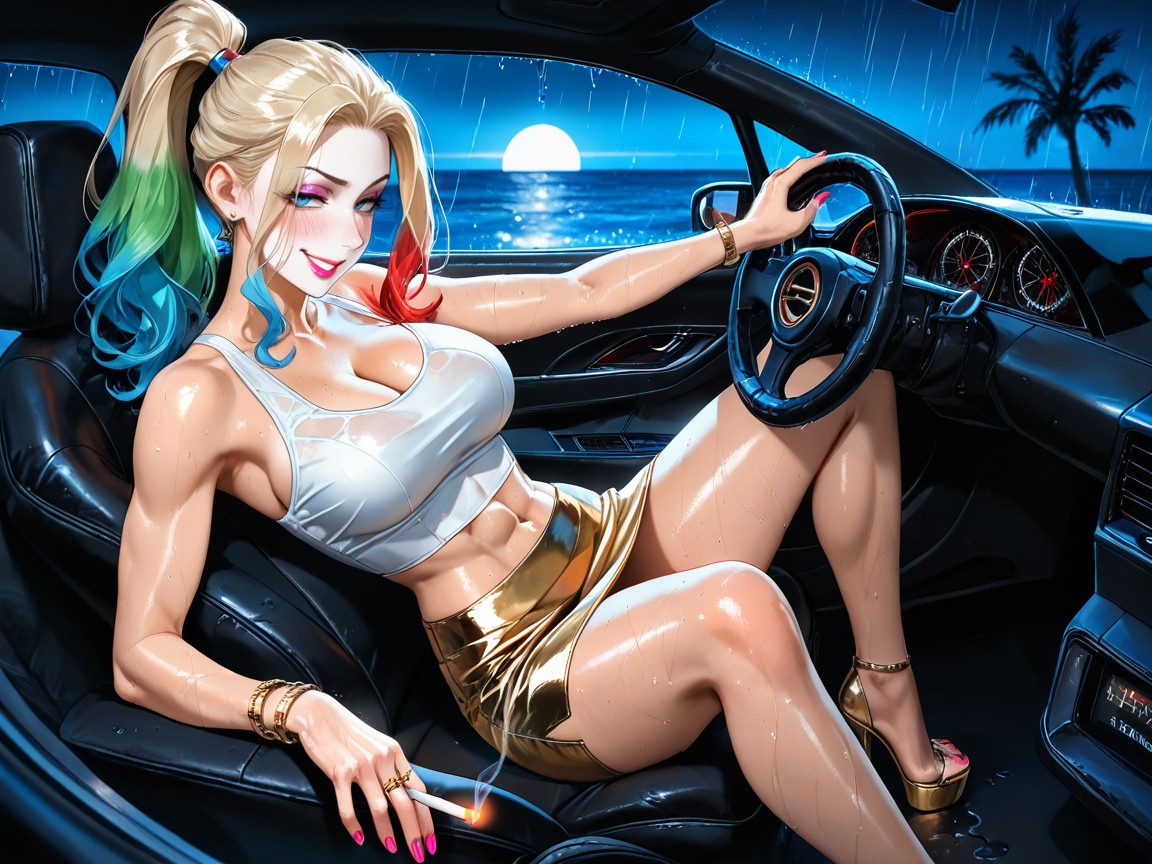 Volver Perspectiva, Seductive Expression, Makeup Hentai IA