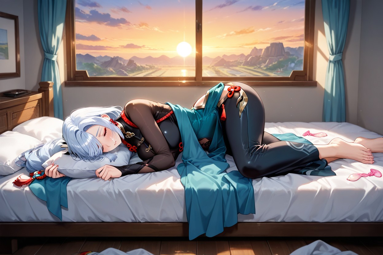 Shadow, Soft Floor, Beautiful Room Hentai AI Porn
