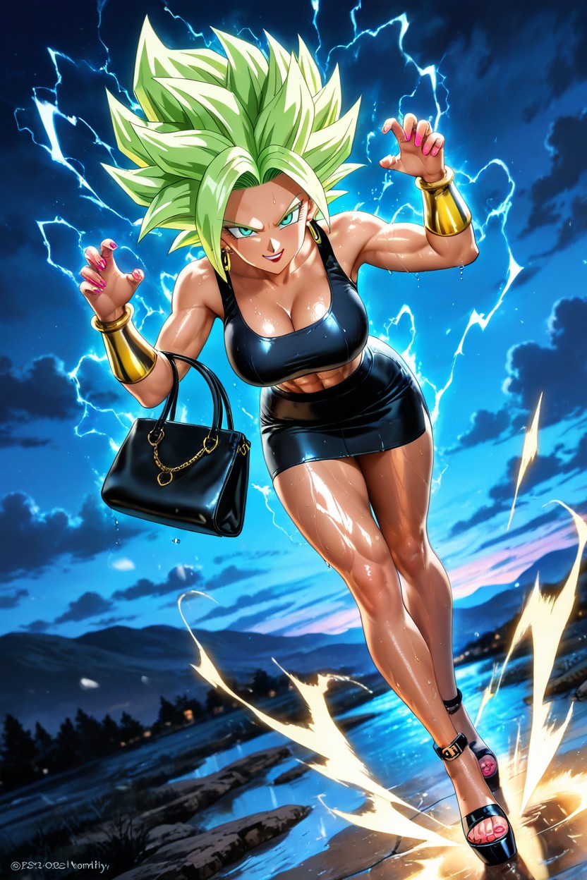 Night, Extremely Beautiful, Pechos Grandes Hentai IA