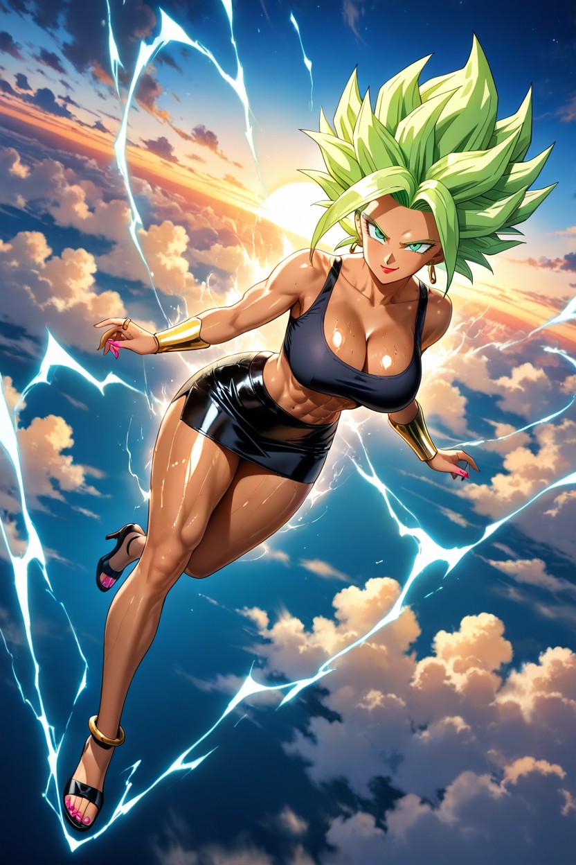 Tanned, En Forma, Perfect Tits Hentai IA