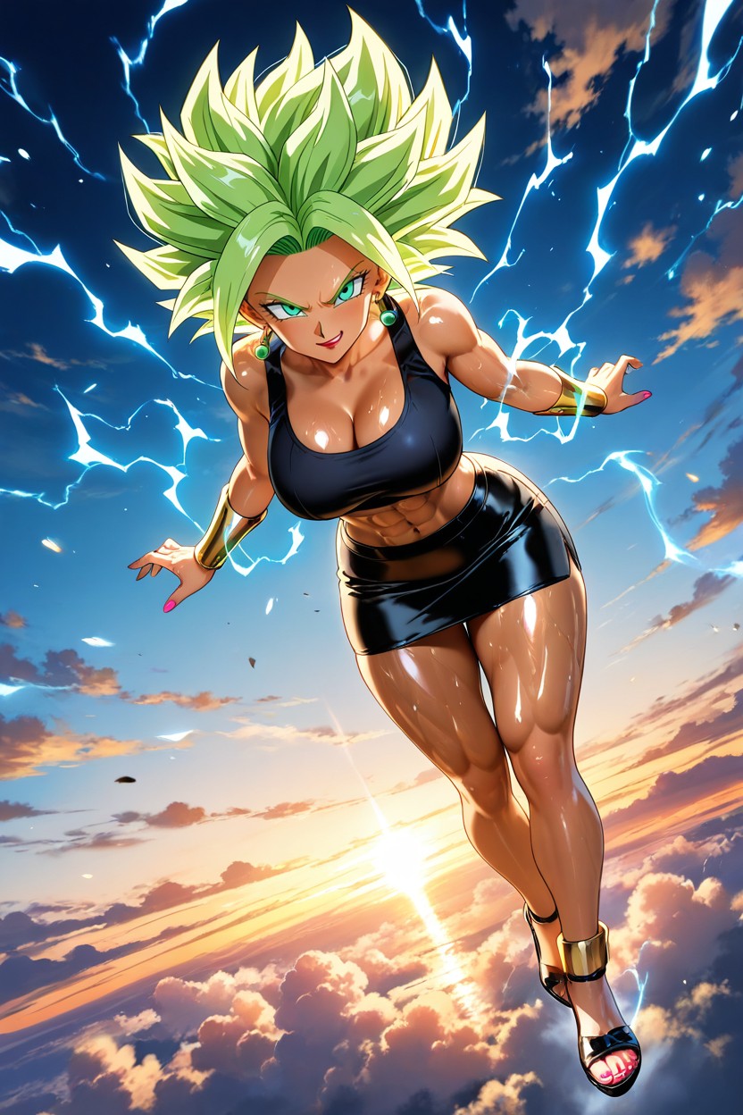 Bracelets, Aura Effects, Cuerpo Completo Hentai IA