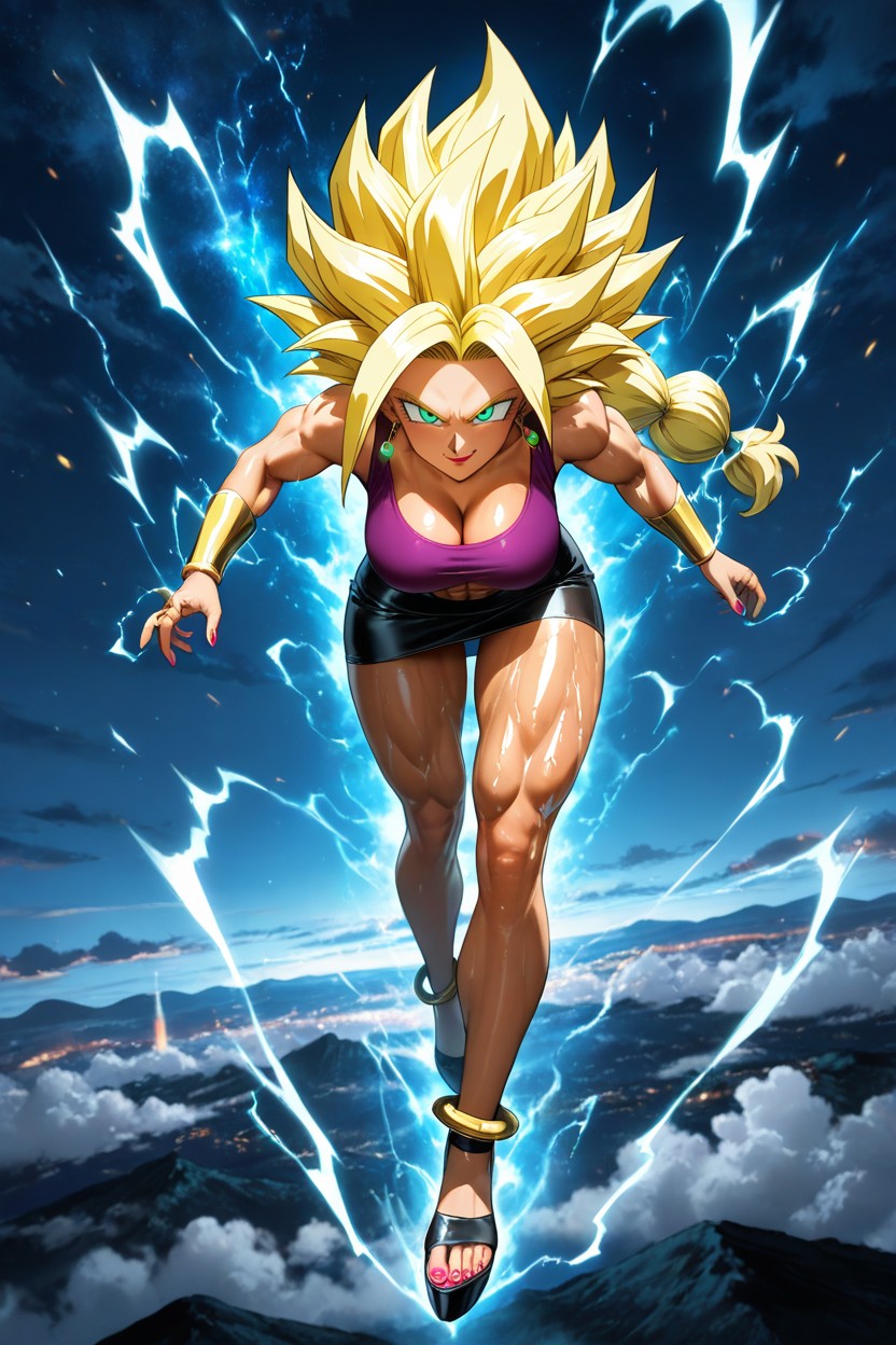 Makeup, Aura Effects, Noche Hentai IA
