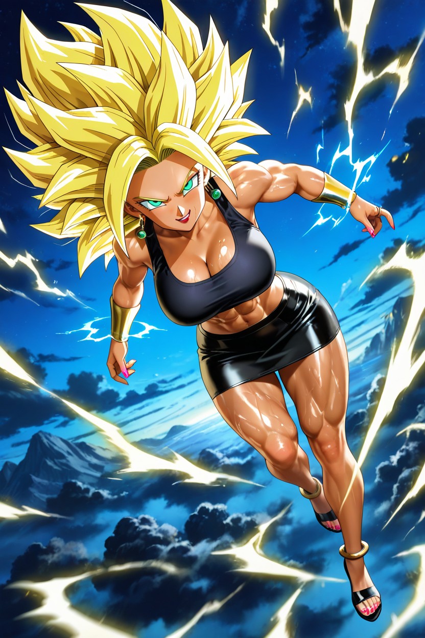 Largo, Makeup, Detailed Thighs Hentai IA