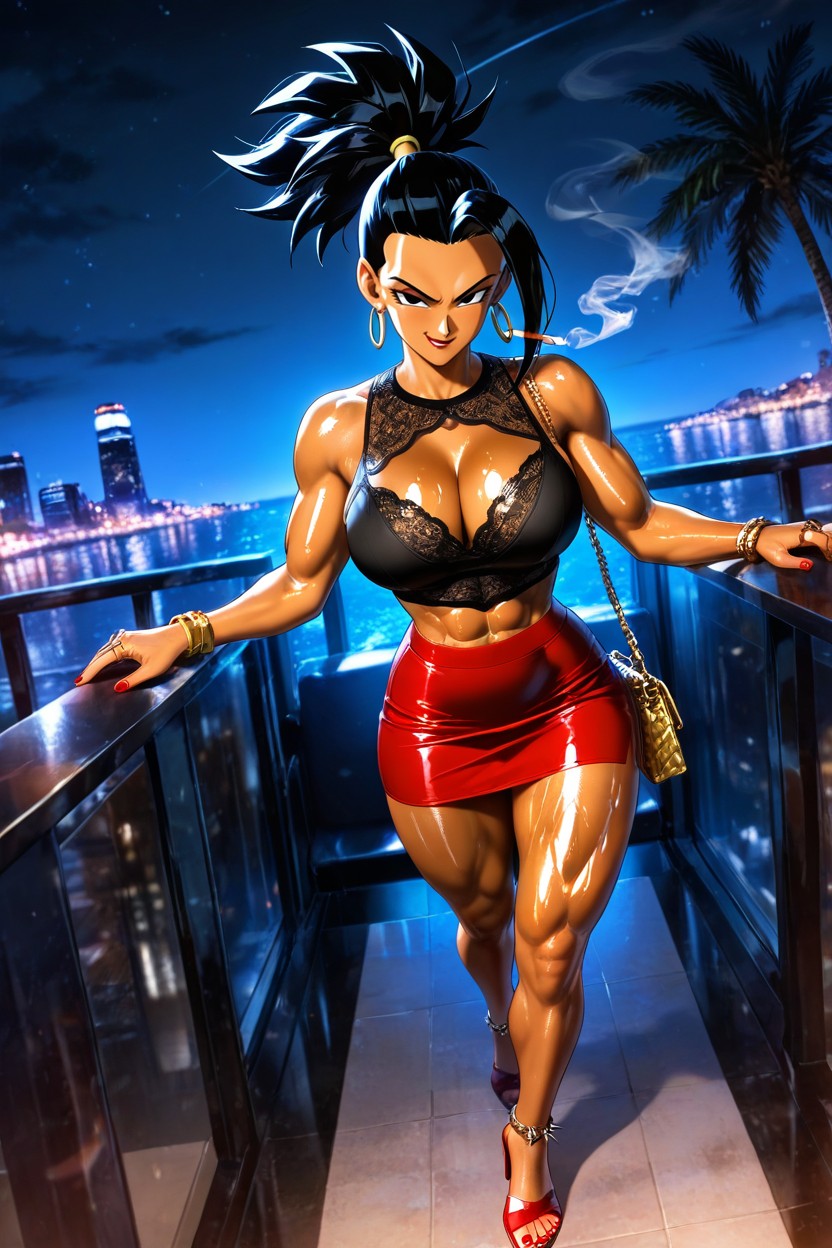 Detailed Face, Cleaveage, Detailed Thighs Hentai IA