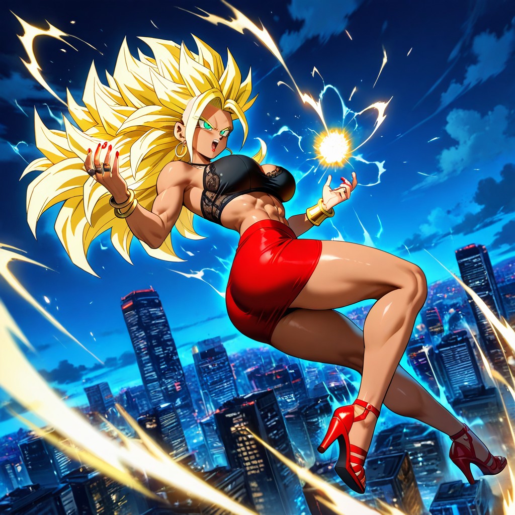 Floating In The Air, Full Body, Speed Effects Hentai AI Porn