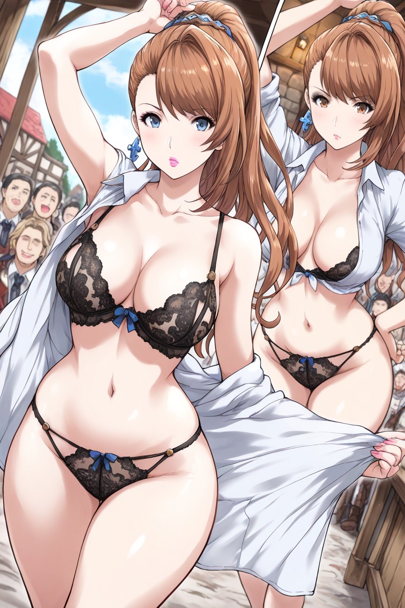 Kon- Kit Art Style, Medium Hips, Beatrix From Granblue Fantasy Hentai AI Porn