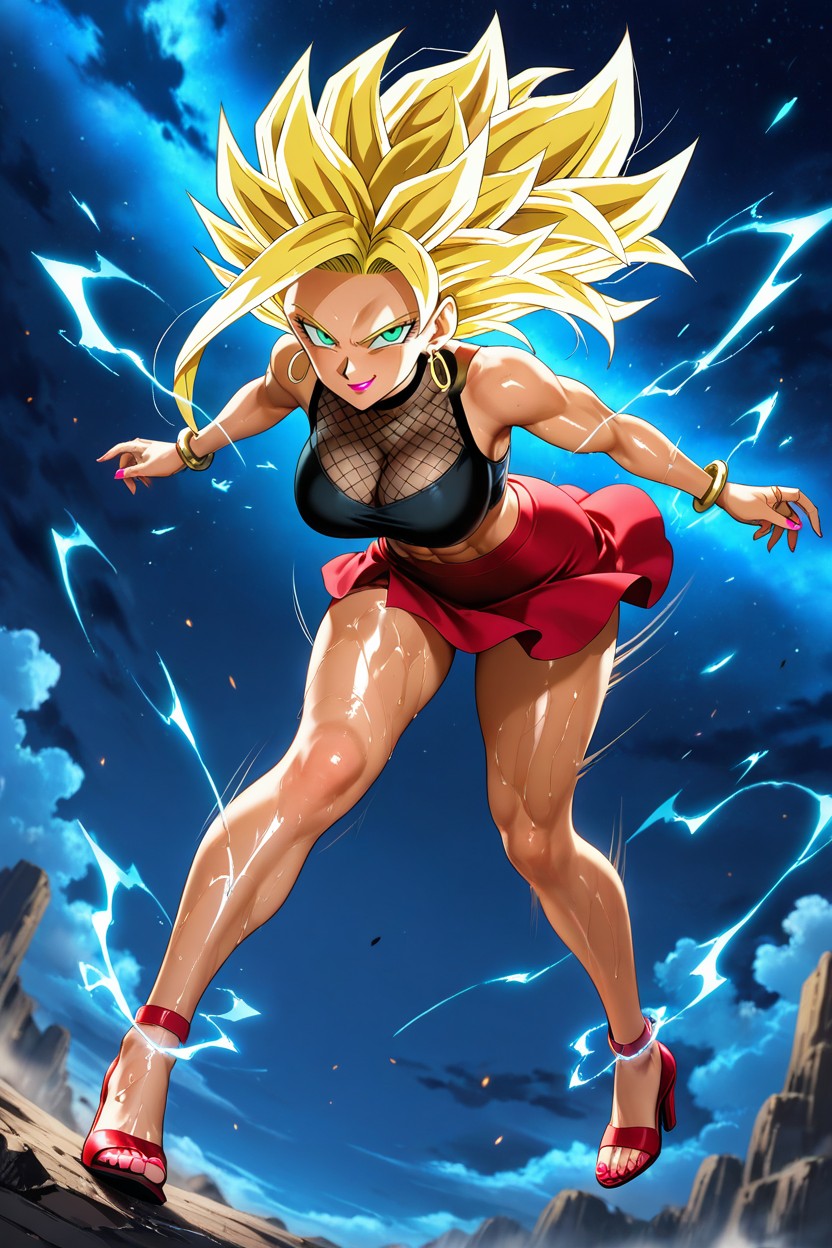 Cuerpo Completo, Perspectiva Baja, Flying In Forward Motion+ Hentai IA