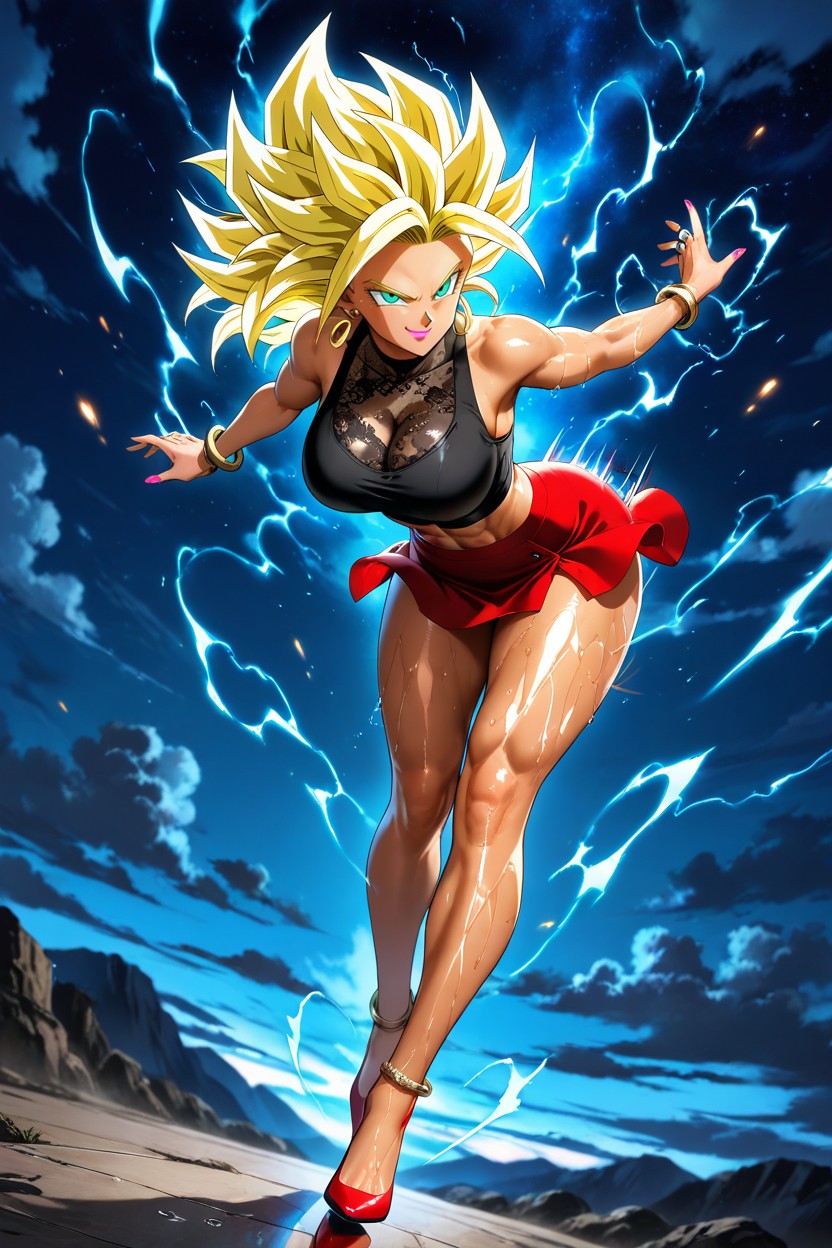 Detailed Thighs, Detailed Face, Perfect Sexy Feet Hentai AI Porn