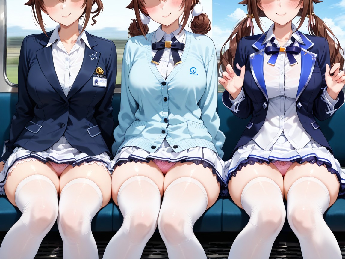 Leather Penny Loafers, Ultra Detailed, Businesssuit Male Sitting On Train Sheet Sandwich Hentai IA