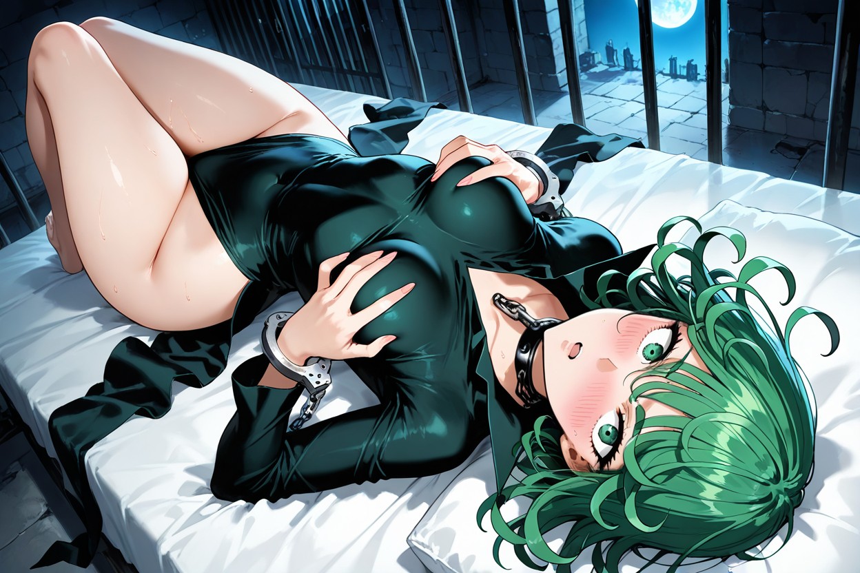 Acostado Boca Arriba, Tight Firm Breasts, Avergonzada Hentai IA