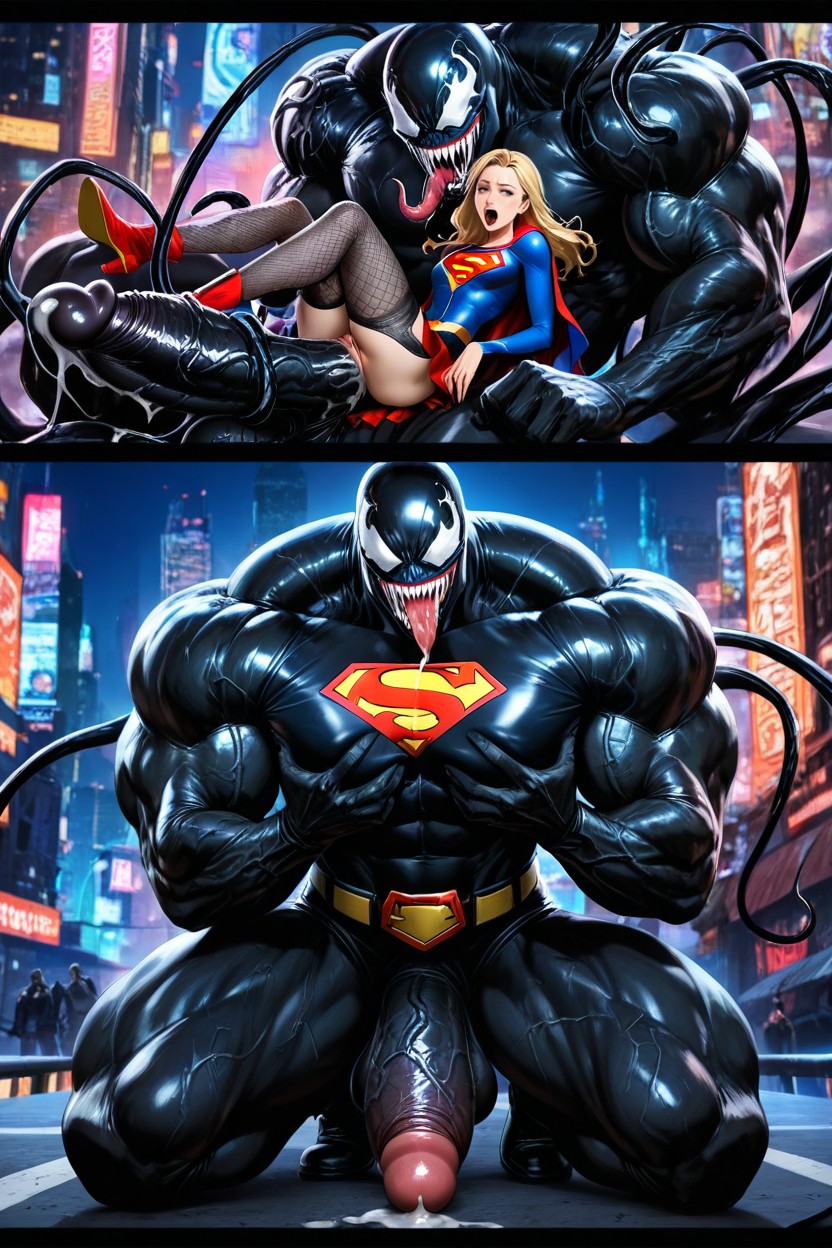 Long Length, Thighs, Cinematic Hentai IA