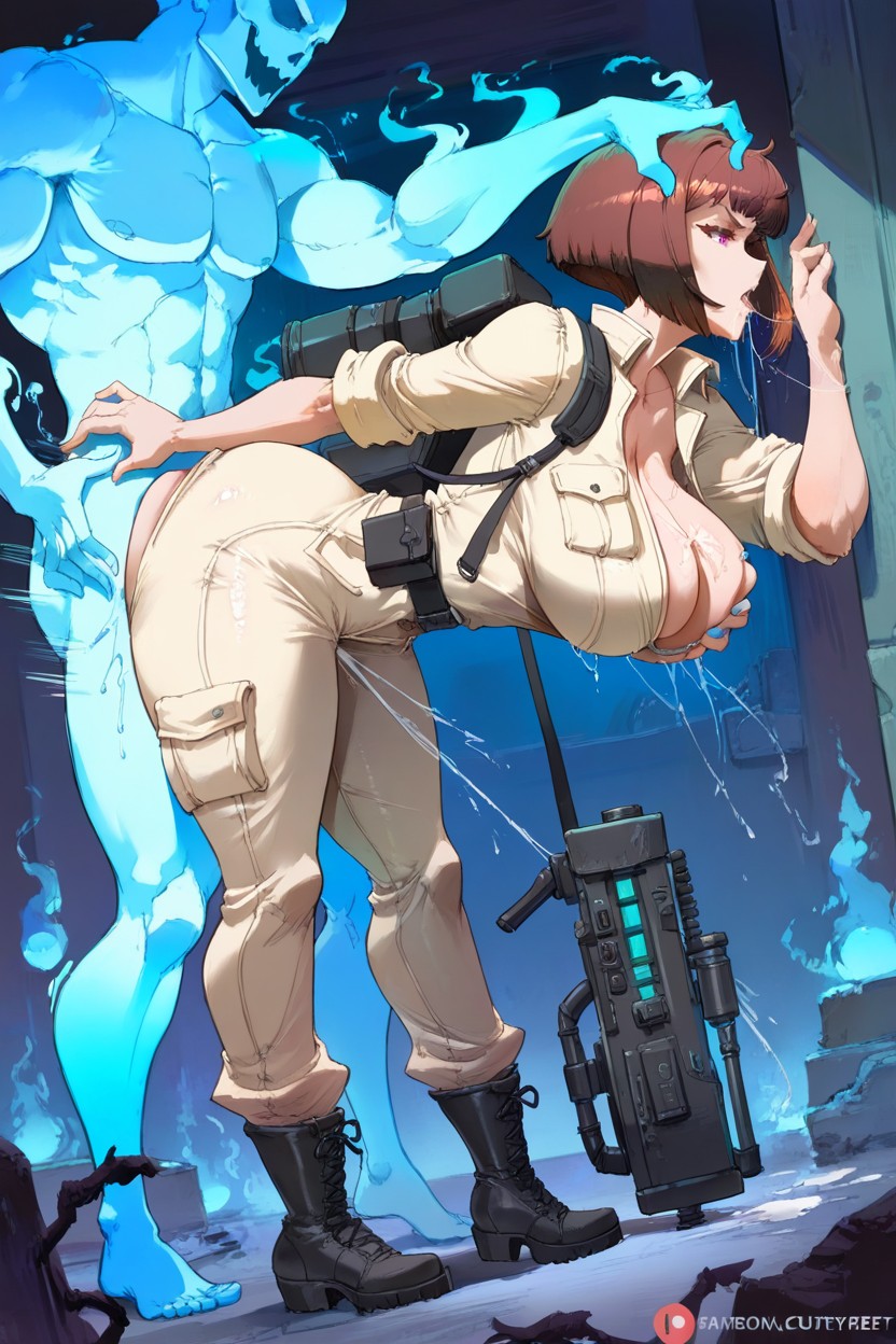 Side View, Ghost Penis, Dynamic Angle Hentai IA