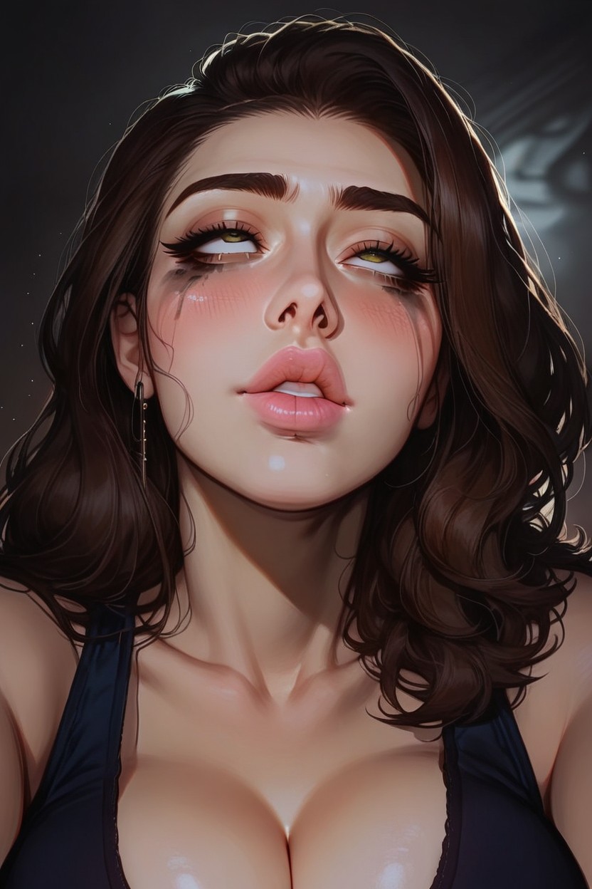 18+, Slight Tilt Of The Head, Very Soft Focus Hentai IA