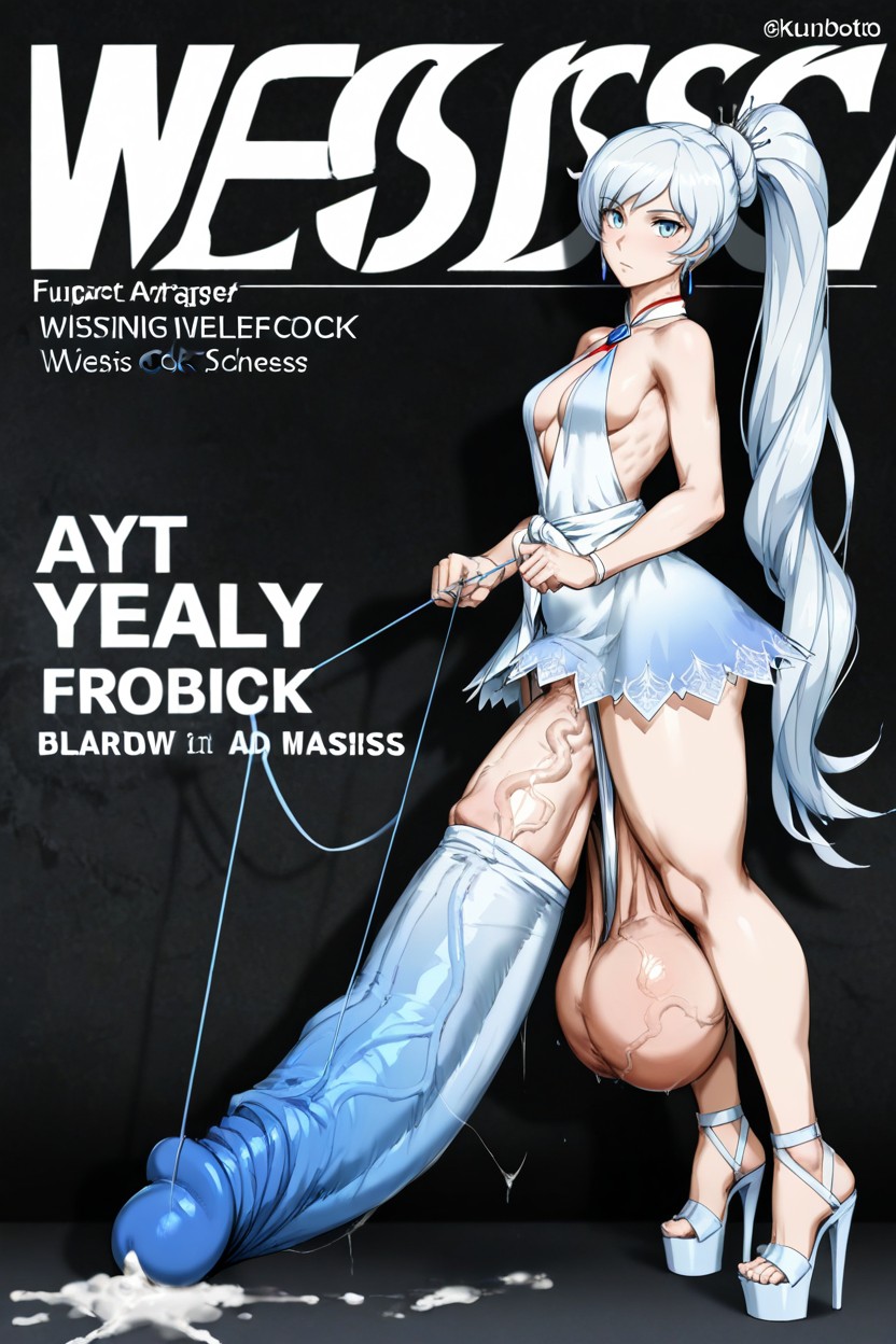 Weiss Schnee From Rwby, Gigantic Hyper Sagging Testicles, Gigantic Huge Cock Hentai AI Porn