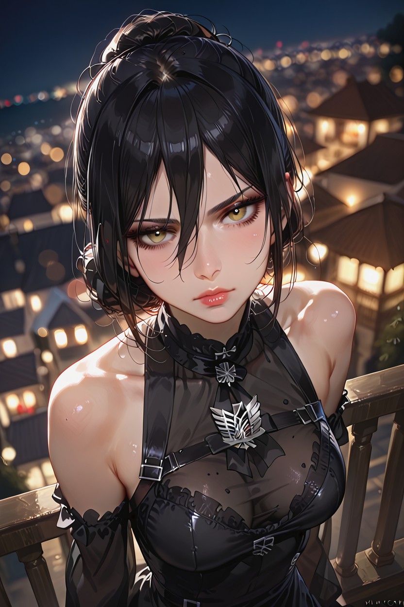 Medium Breast, Head Tilt, Horny Hentai AI Porn