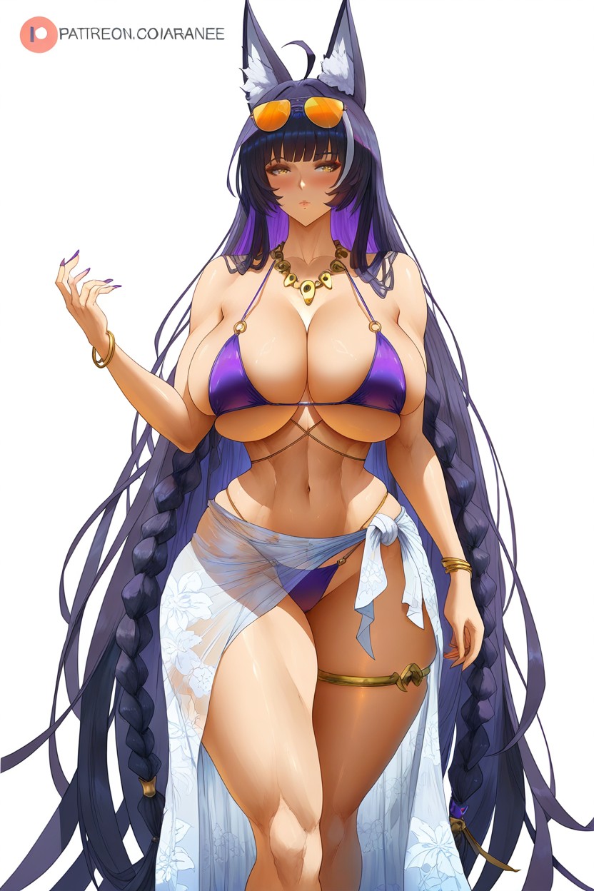 Detailed Navel, Gentle Curve To The Belly, 25+ Hentai IA
