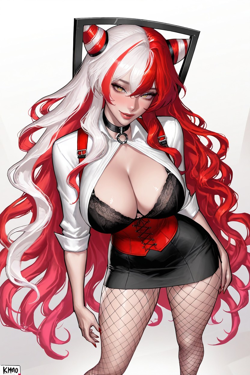 Black Bra, Kidmo Art Style, Fred Perry Art Style Hentai AI Porn