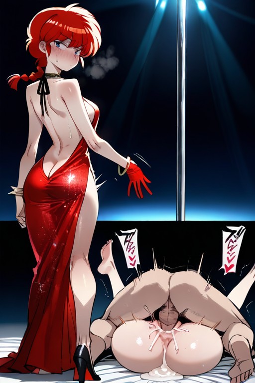 Steaming Body, Night, Formal Clothes Hentai AI Porn