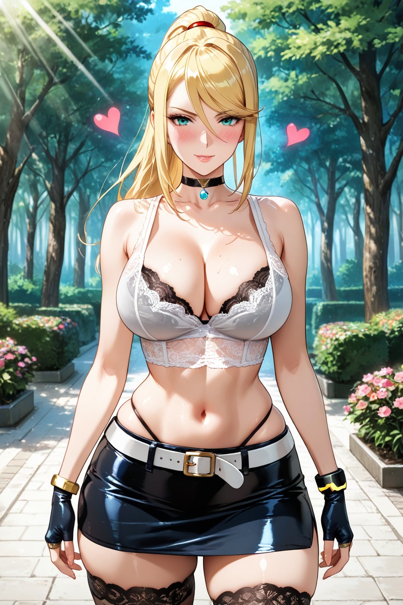 Samus Aran, C-thong Visible, Very Horny Hentai AI Porn